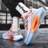 Men’s breathable low-top sneakers with TPU upper and Korean-style running shoe design”