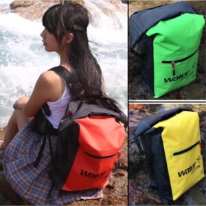 "Waterproof Sports Outdoor Mountaineering Bag 25L – Yellow"