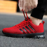 “Breathable mesh couple sports shoes – unisex running sneakers with EVA sole”