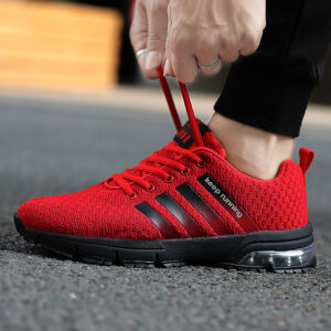 “Breathable mesh couple sports shoes – unisex running sneakers with EVA sole”
